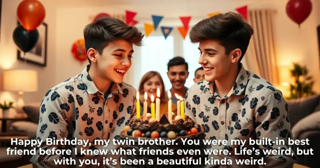 35+ Birthday Wishes for a Twin Brother That He’ll Never Forget
