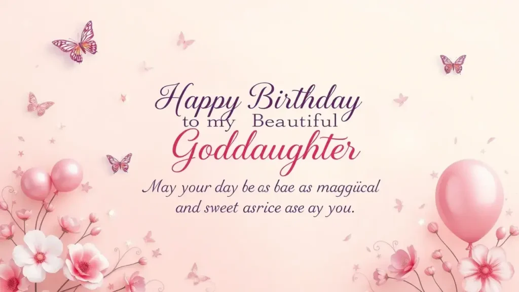 45+ Funny & Sweet Birthday Wishes for Your Goddaughter to Make Her Smile