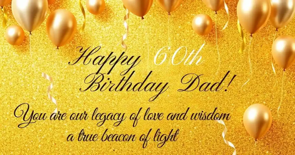 60th Birthday Wishes for Someone Special