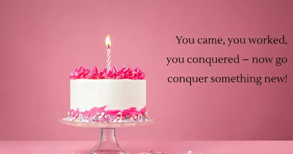 Creative Farewell Cake Quotes