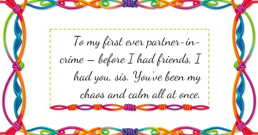 Friendship Day Wishes for Sister & Cousin Sister