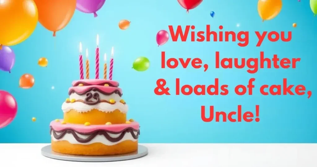 Funny Birthday Wishes for Uncle