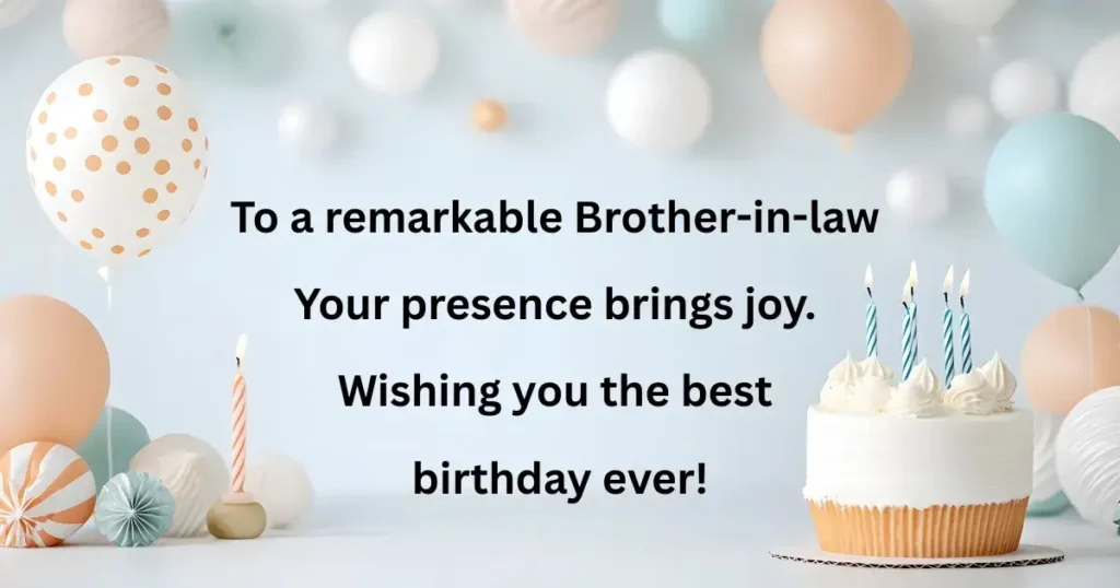 Heart-Touching Birthday Wishes for Brother-in-Law