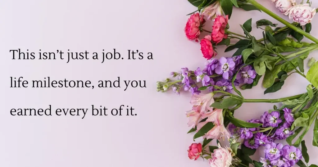 Inspirational Words for New Career Path