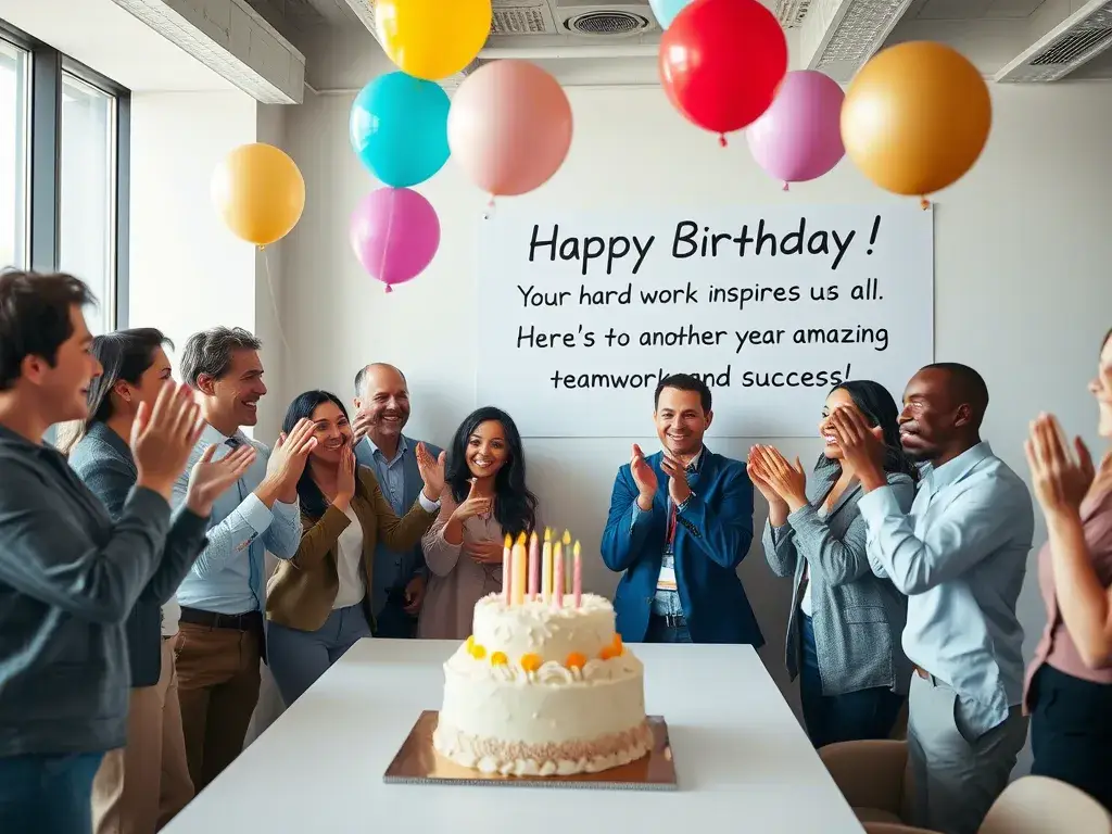 Motivational Birthday Wishes for Colleagues