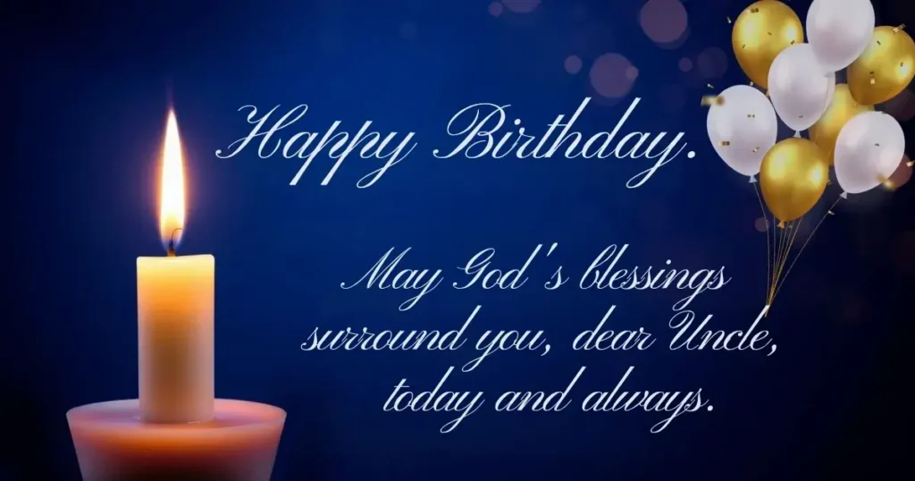 Spiritual & Prayer Birthday Wishes for Uncle