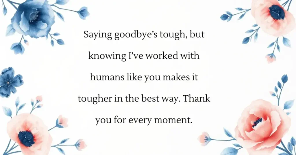 Thank You Messages to Colleagues When Leaving