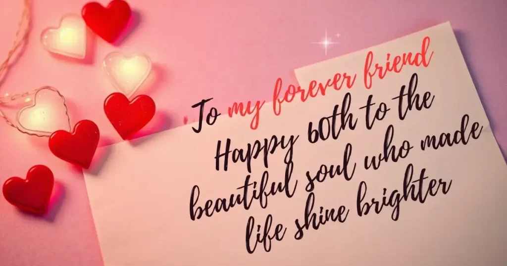 Thoughtful 60th Birthday Wishes for a Friend or Female Friend