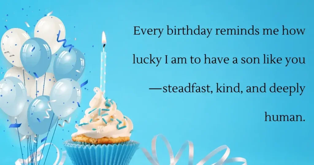 Touching Birthday Wishes for Adult Son