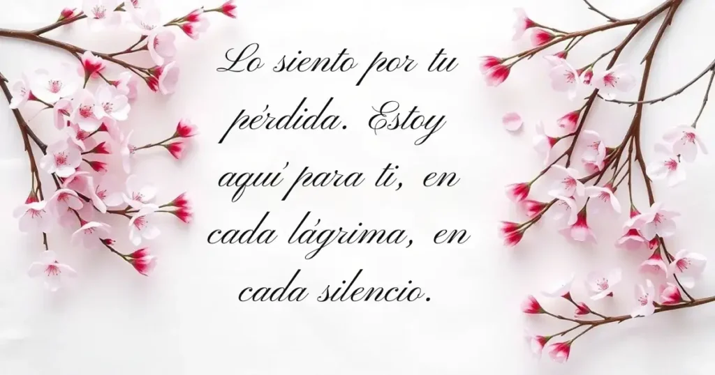 🌐 Multilingual Messages Condolencias en Español
