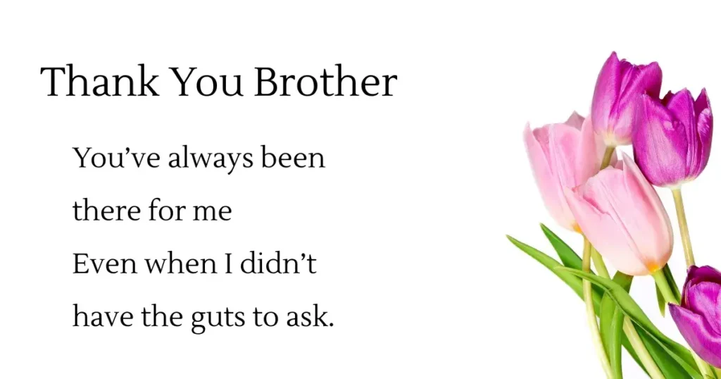 Thank You Brother 55+ Meaningful Ways to Express Gratitude