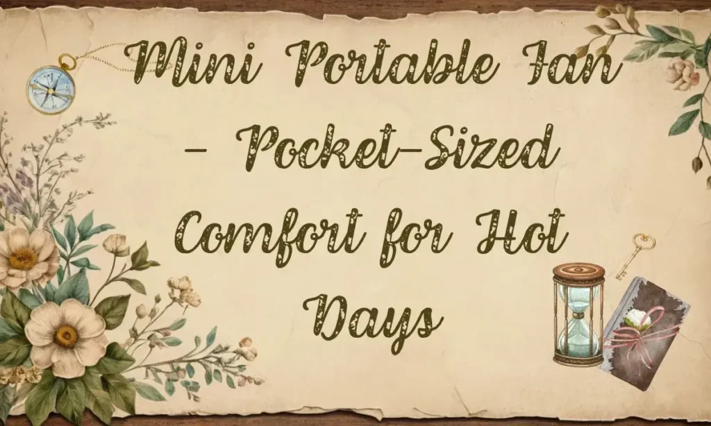 Mini Portable Fan - Pocket-Sized Comfort for Hot Days
